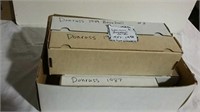 6 boxes of Donruss baseball cards 1987 to 1990