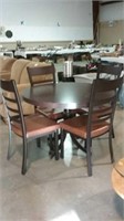 Contemporary table and 4 chairs