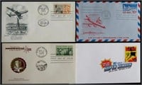 USA 2,300 CACHETED ADDRESSED FIRST DAY COVERS F-VF