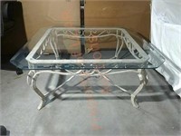 Square Glass Top Coffee Table
