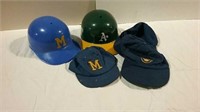 Vintage Milwaukee Brewer baseball hats and