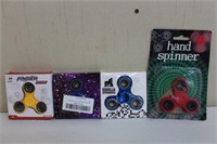 (4) Assorted Fidget Spinners