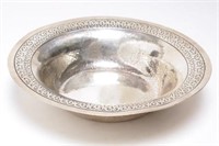 Barbour Silver Co. Martele-Hammered Fruit Bowl