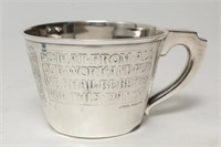 Antique Sterling Silver Baby Cup, Wm. Kerr c. 1905