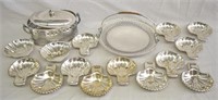 17 pcs. Silver Plate Tablewares