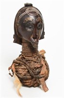 African Ethnographic Tribal Hardwood Head of a Man