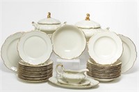 Hertel-Jacob Bavarian Porcelain Dinner Service
