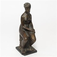 Tove Olafsson (Danish, 1909-1992)- Bronze Nude