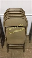 (9) Metal Chairs