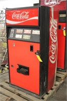 Coca-Cola Vending Machine Approx 27"x24"x56" Works