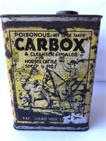 Carbox cleanser horses, pigs, cattle & sheep tin