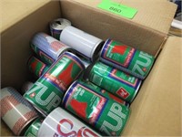 VINTAGE 7-UP CAN COLLECTION - 50 STATE SERIES