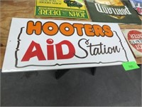HOOTER'S AID STATION - 29" X 13"