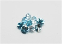Rare Blue Zircon Natural Gemstones