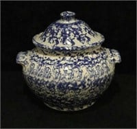 Blue and White Stoneware Pottery