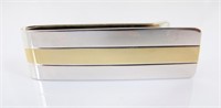 18K Yellow Gold and Sterling Tiffany Money Clip