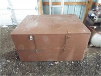 Insulated wood box. Measures 25.5" h x 48"w x 36"