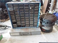 Nut and bolt organizer, Cadillac heater and a