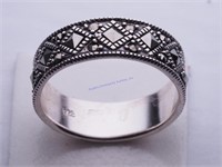 Sterling Silver Marcasite Ring