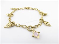 Judith Ripka 18K Diamond/Gemstone Bracelet