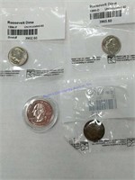 4 Assorted Coins