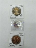 3 Double Eagle Coins