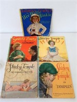 Five vintage Shirley Temple books