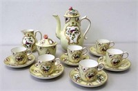 Six Royal Worcester coffee cups and saucers with