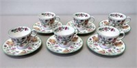 Minton Haddon Hall porcelain cups and saucers
