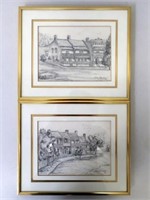 Leila Stickel frame pencil drawings of Paddington