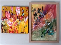 AJ Krantz acrylic abstract panels