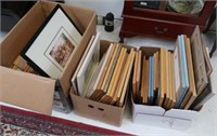 Three boxes of various prints