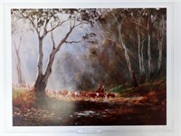 Kevin Best ltd edition print The River Crossing