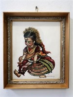 Brownie Downing watercolour Indian Princess