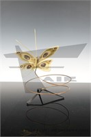 L. Kirkwood McMinn, jr metal butterfly sculpture