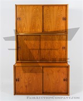 Set of 3 Teak Cabinets Part of a Wall Unit