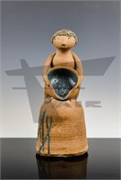 Solveig Cox pottery figurine