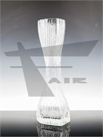 Tall clear vase by Tapio Wirkkala for Rosenthal