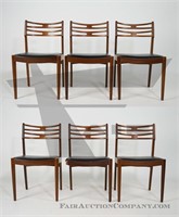 Set of Six Dining Chairs, Attrib. to Erik Buch