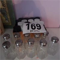 ASSORTMENT OF SALT AND PEPPER SHAKERS