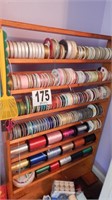 HOMEMADE RIBBON ORGANIZING RACK (INCLUDES ALL
