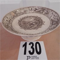 G. TURNER AND SONS TUNSTALL PEDESTAL BOWL "SIGNS