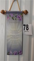 AMAZING GRACE SCROLL WALL HANGING 17 X 10.5 IN