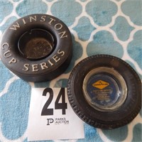 WINSTON CUP SERIES TIRE ASHTRAY AND GOODYEAR TIRE