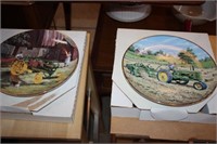 2 John Deere Collector Plates