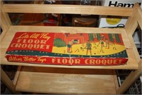 Partial Set of Vintage Floor Croquet