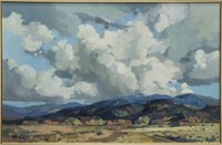 LAURENCE SISSON (1928-2015) NEW MEXICO LANDSCAPE