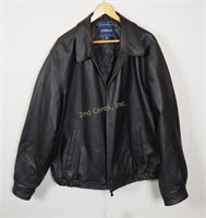 Croft & Barrow Leather Men's Lined Jacket Coat Xxl