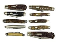 (10) REMINGTON POCKET KNIVES