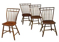 (4) AMERICAN BIRD CAGE WINDSOR CHAIRS